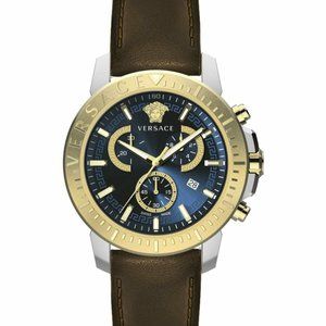 Versace Blue 45mm Chrono Watch
